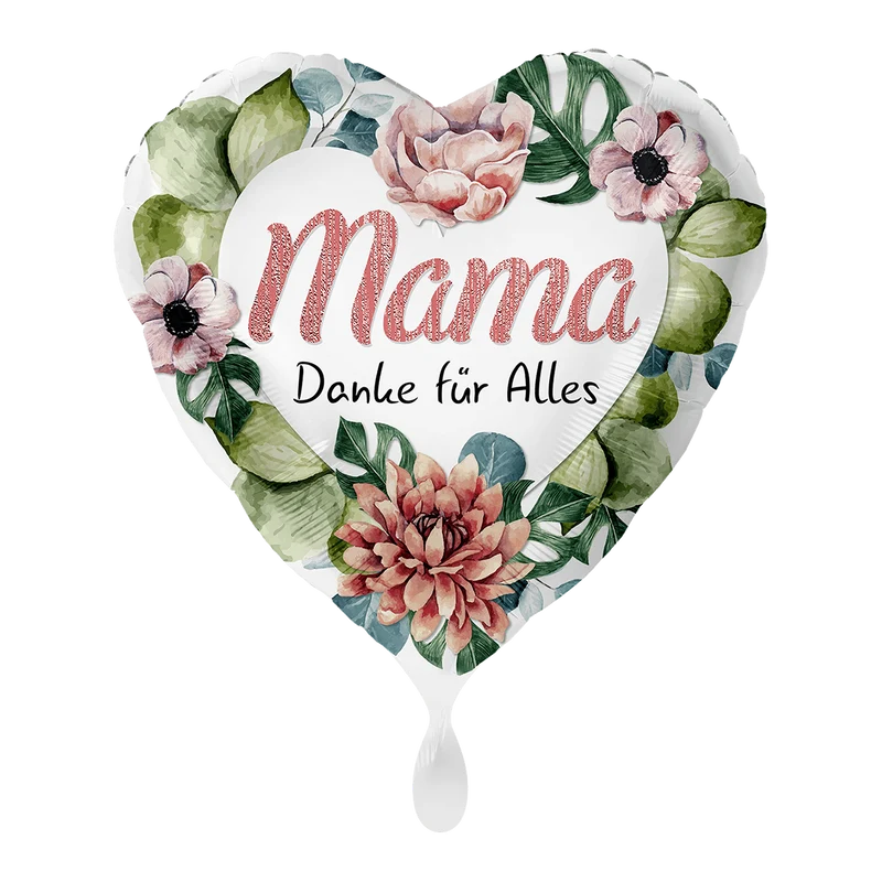 Herzballon "Mama, Danke für Alles"