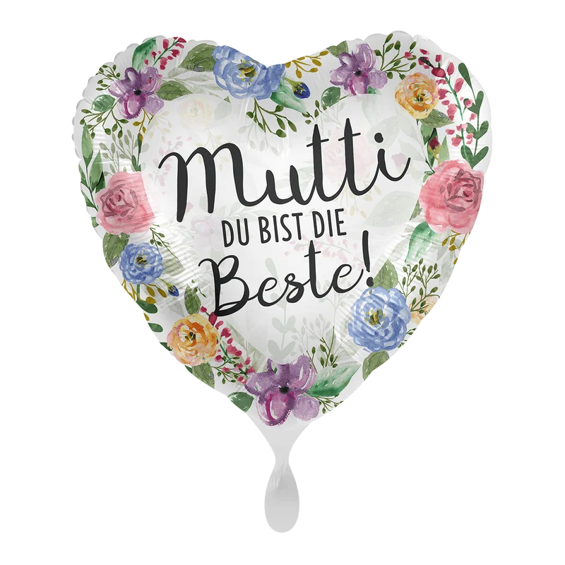 Heliumballon-Geschenk "Mutti, Du bist die Beste!"