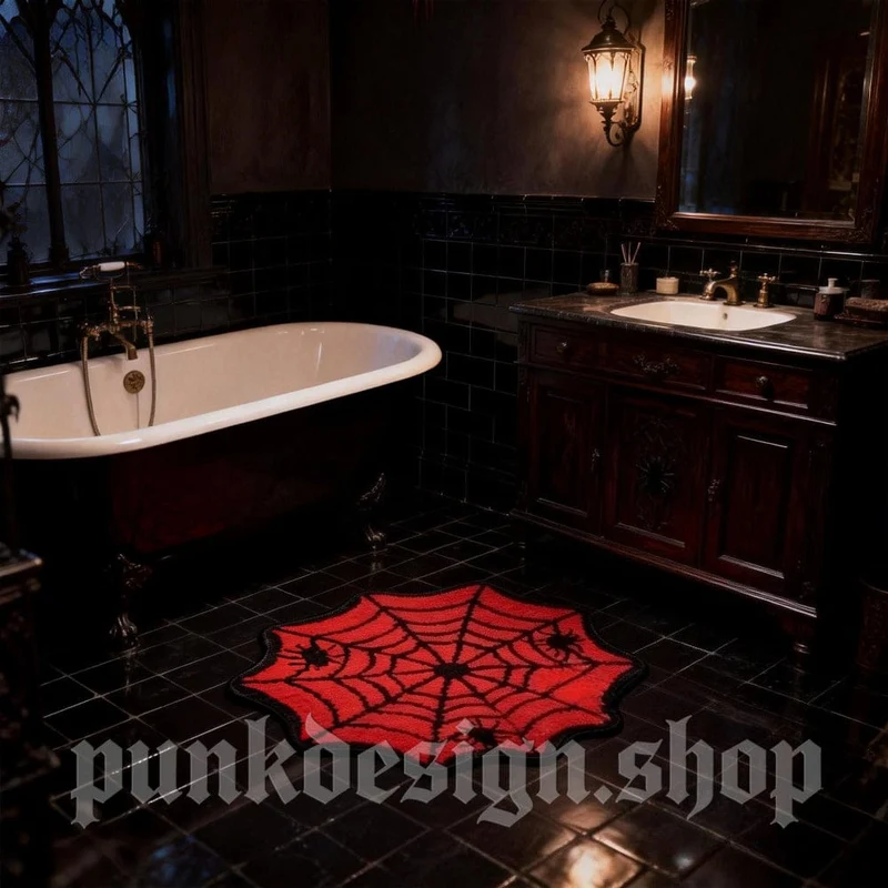 Gothic Spinnwebmatte für Zuhause