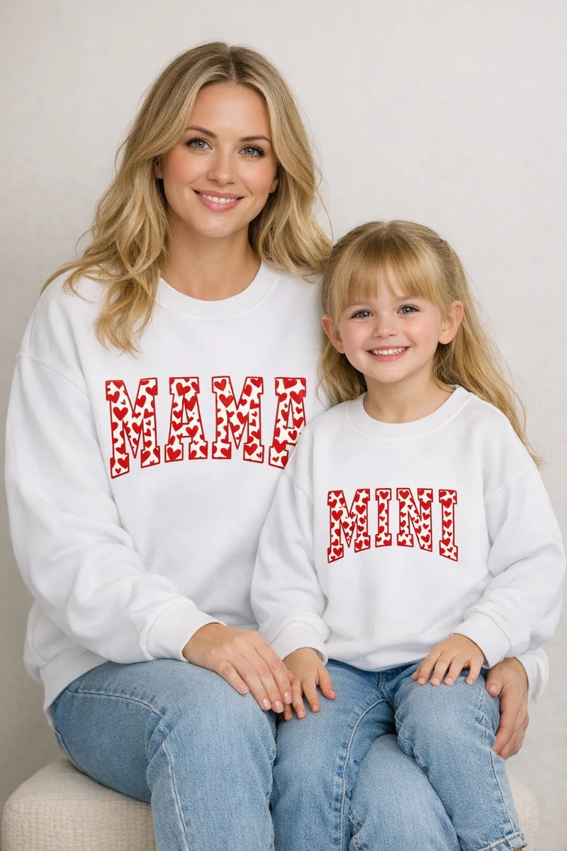 Partnerlook Mutter Tochter Hoodie