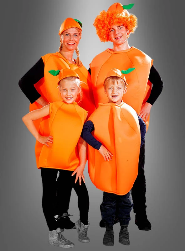 Orange Kostüm für Erwachsene