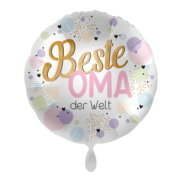 Heliumballon-Geschenk "Beste Oma"