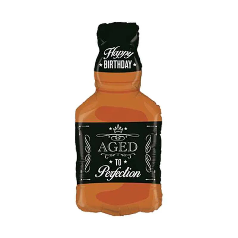 Folienballon Flasche "Aged To Perfection"
