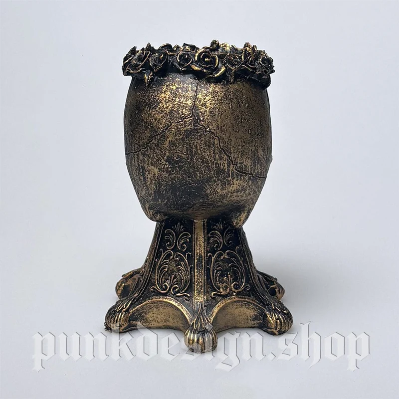 Gotischer Eulen-Kerzenständer-Ornament für Zuhause