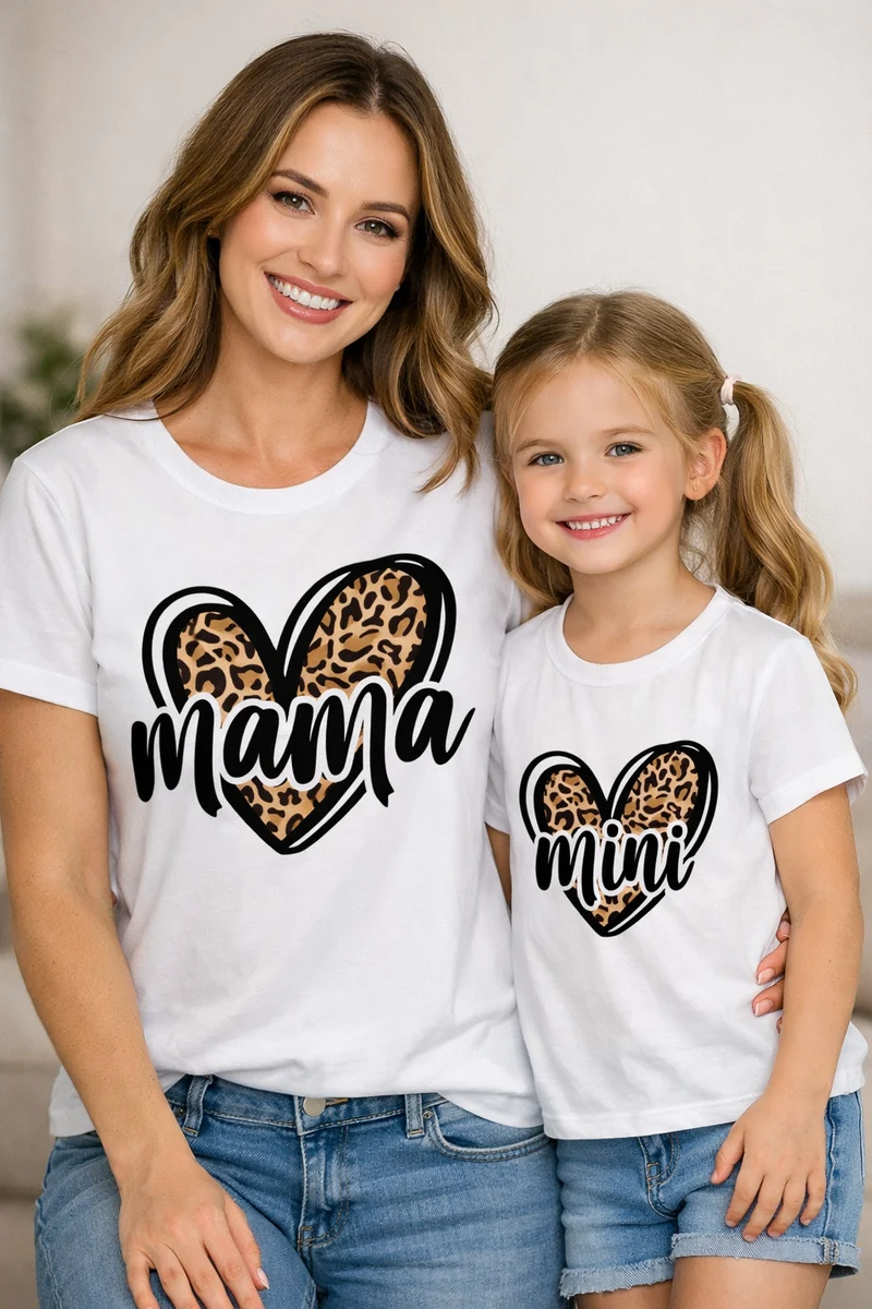 Mutter Tochter Partnerlook T Shirt