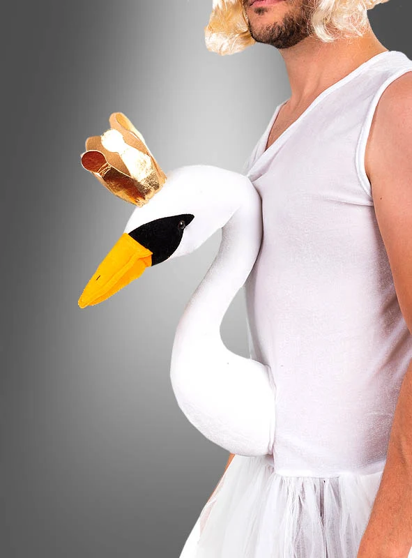 Schwan Kostüm mit Tutu für Männer