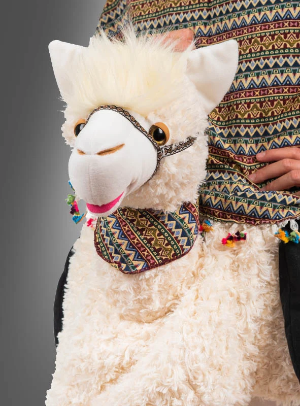 Lama Kostüm 2 Teiler Alpaka Ride on Kostüm