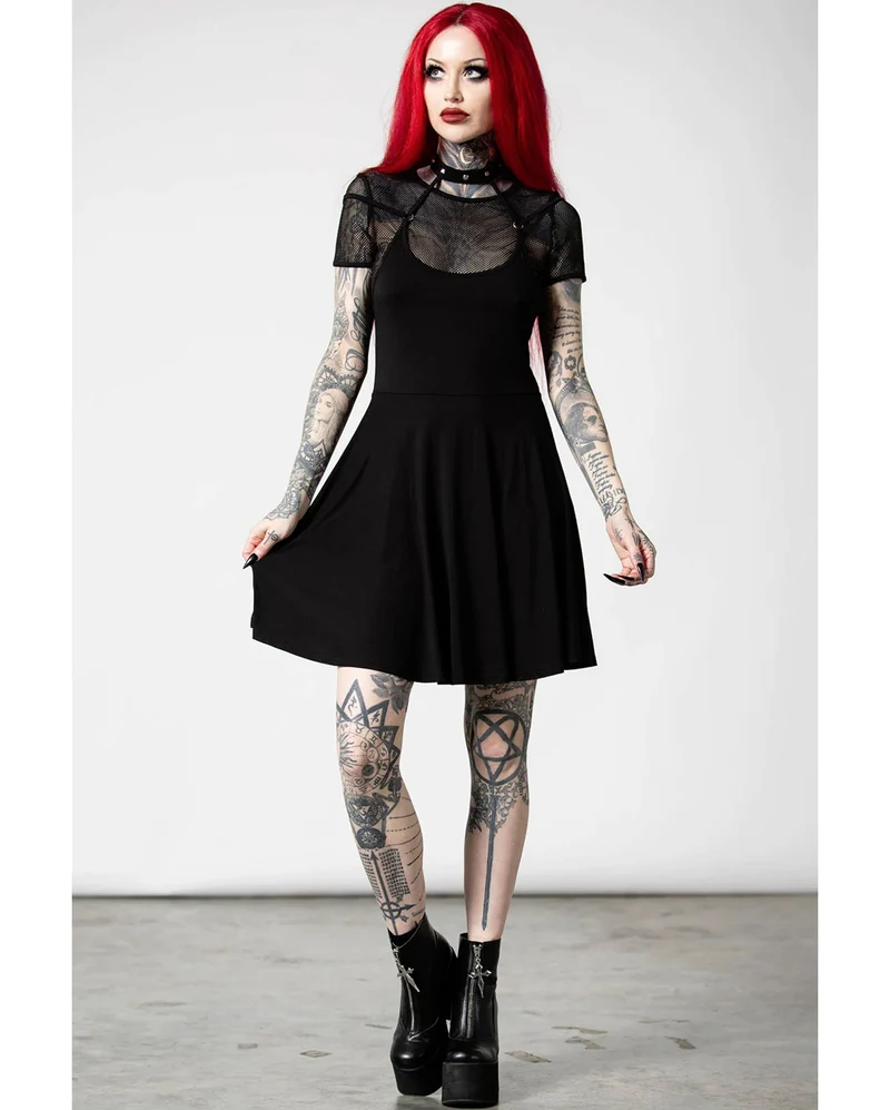 KILLSTAR Rotten Luck Skater Kleid