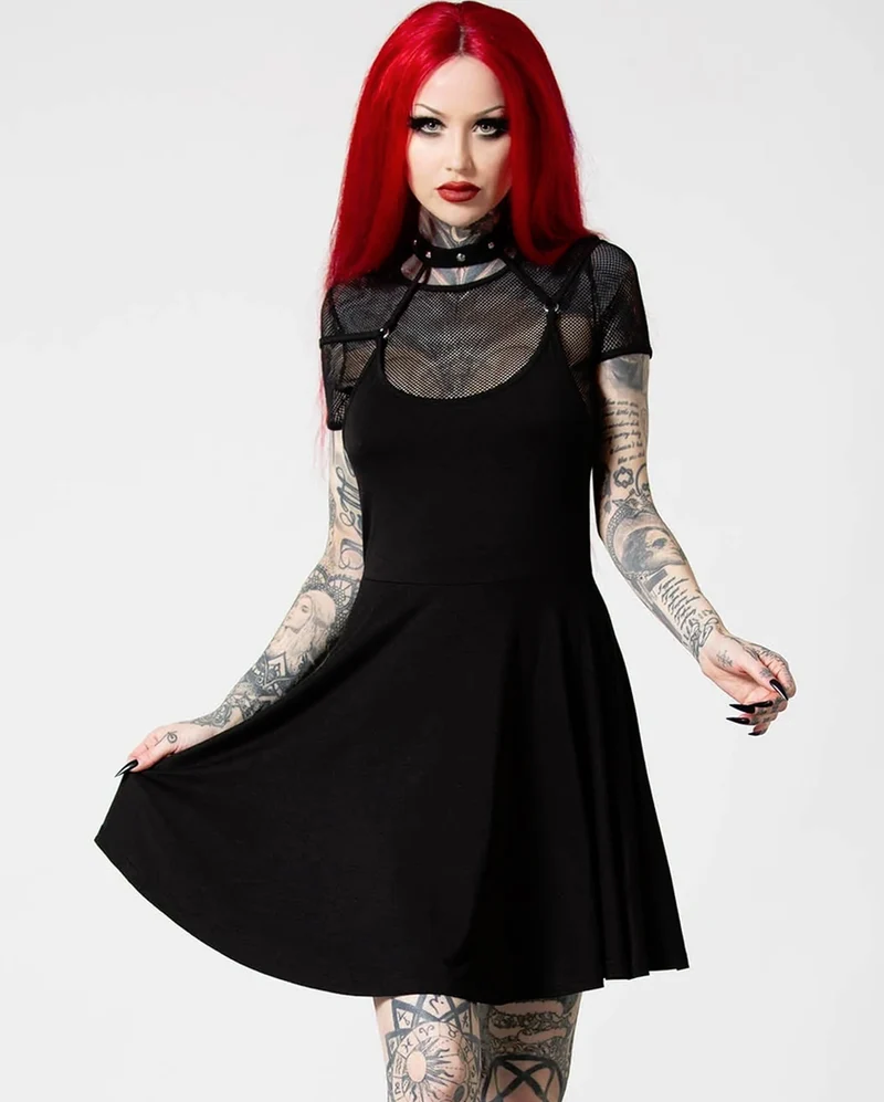 KILLSTAR Rotten Luck Skater Kleid