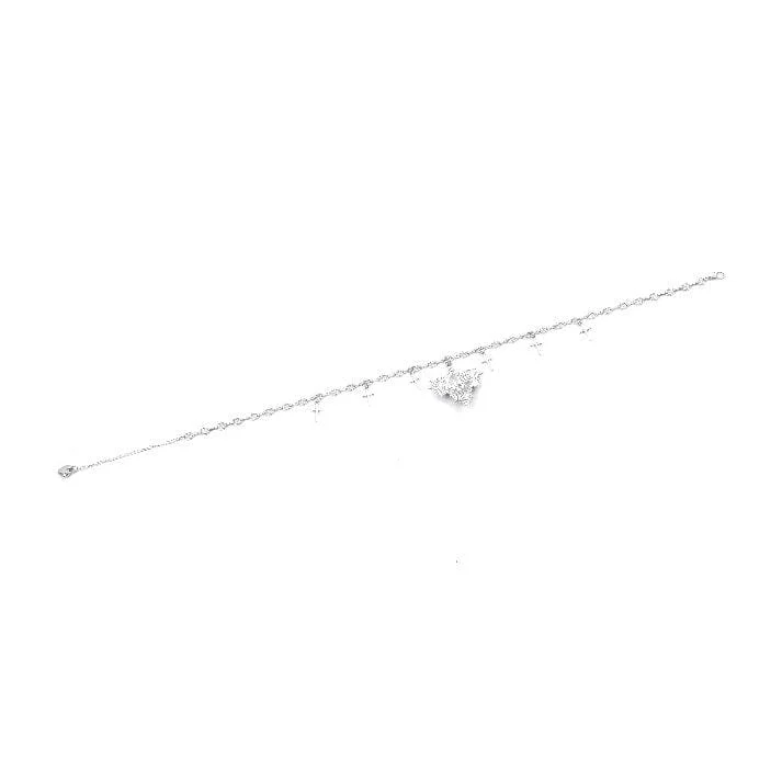 Gothic-Kreuz-Halskette mit schwarzem Herz für Damen