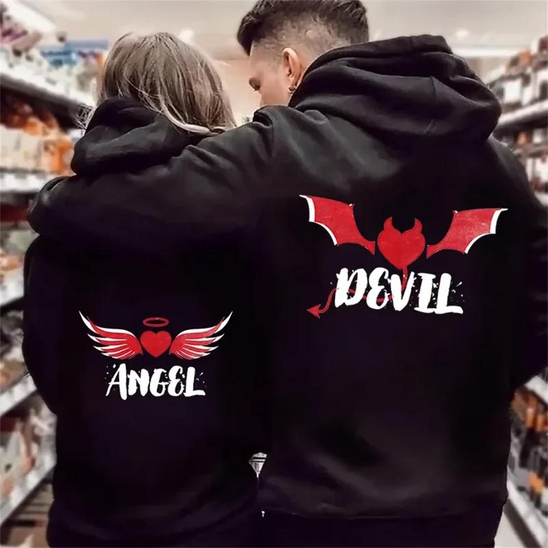 His King Her Queen Hoodies Schriftzug Kaputze