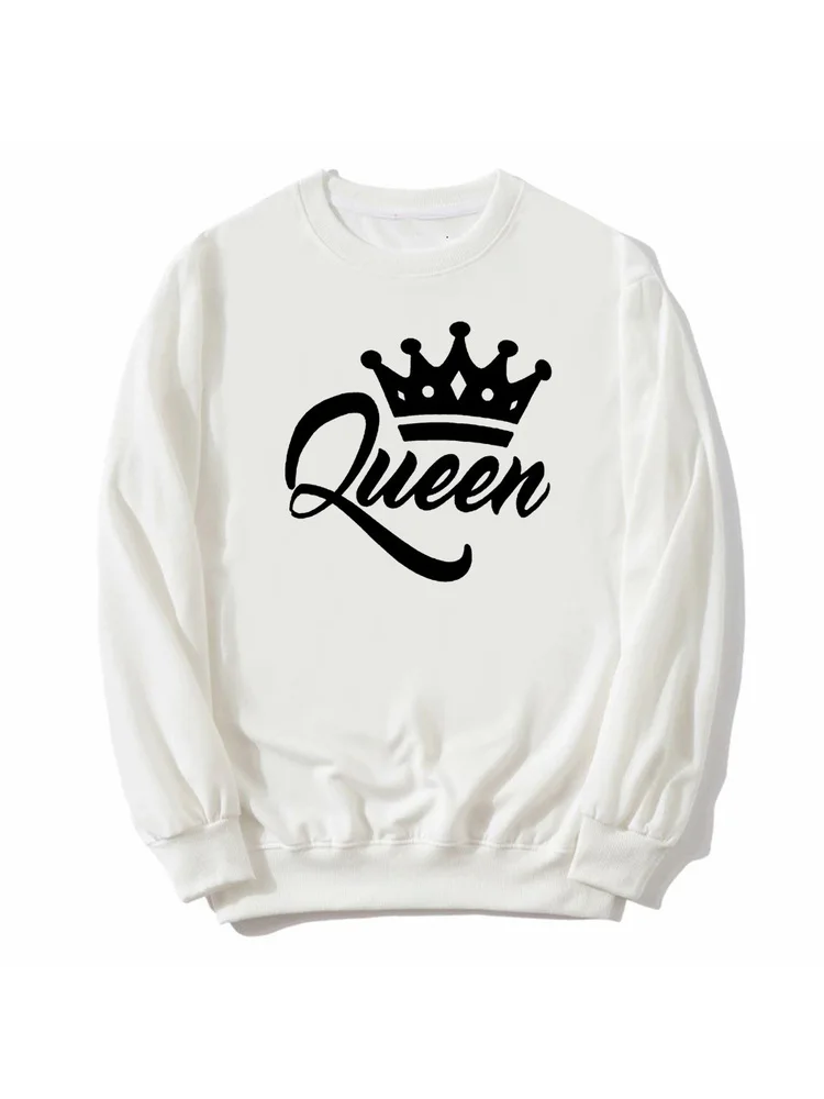 King Und Queen Pullover Ohne Kapuze