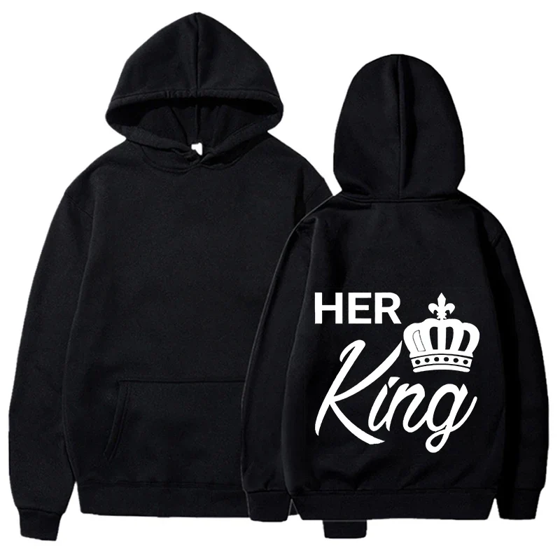 King Queen Pullover Set Rosa Schwarz