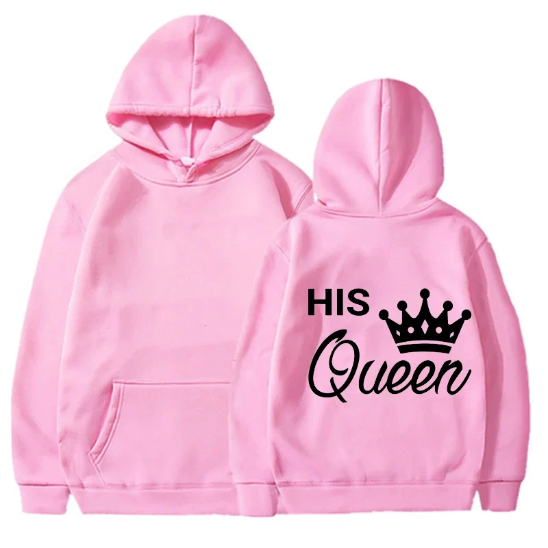 King Queen Pullover Set Rosa Schwarz