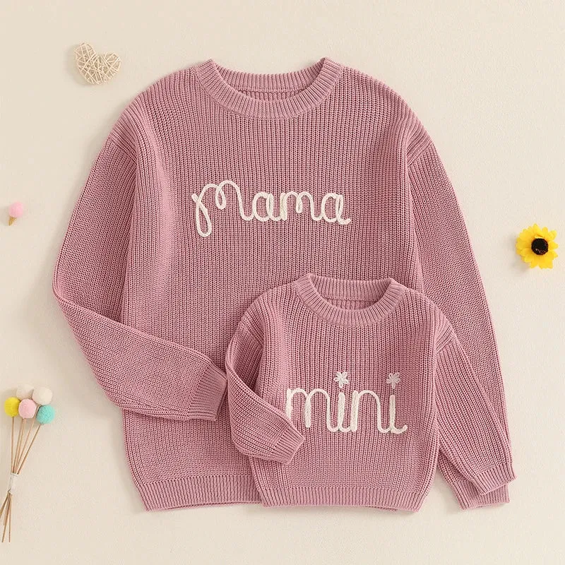 Partner Pullover Mutter Tochter