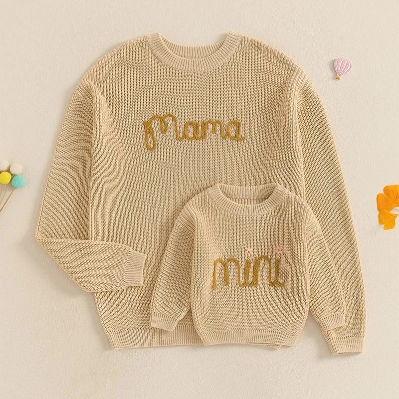 Partner Pullover Mutter Tochter