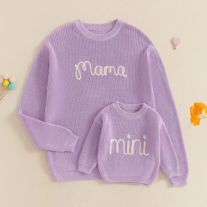 Partner Pullover Mutter Tochter