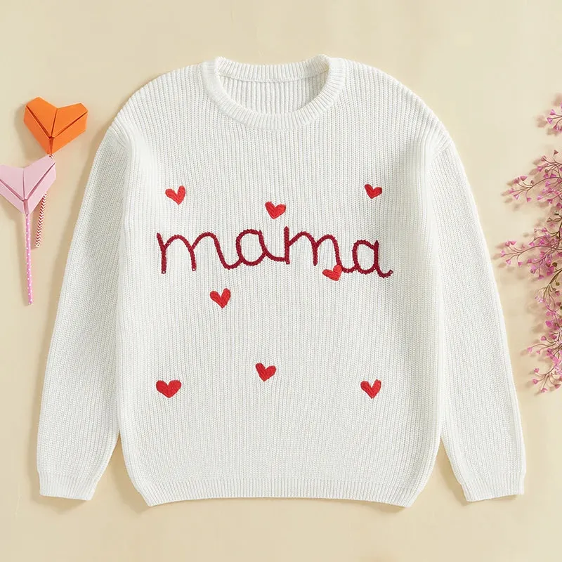 Mutter Tochter Pullover Weihnachten