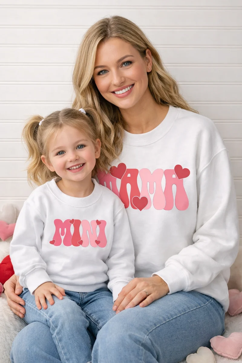 Mutter Tochter Pullover