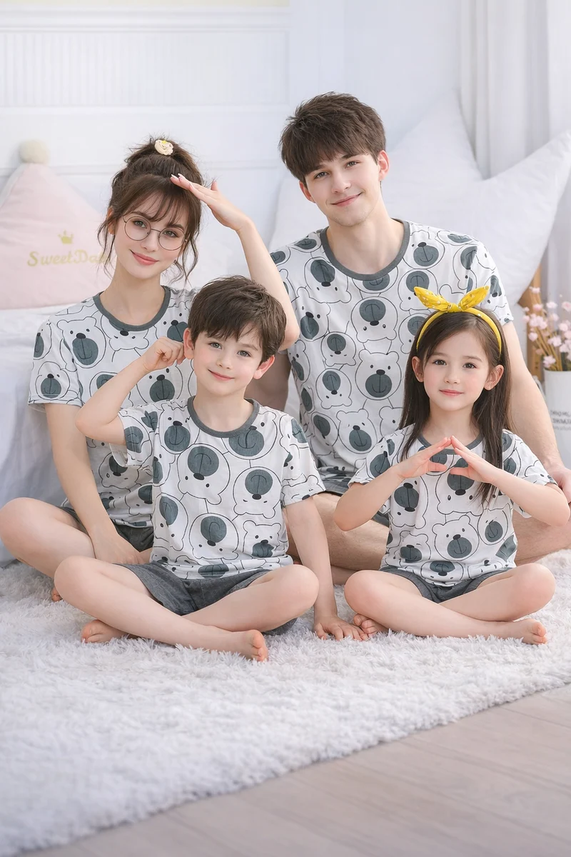 Family Matching Pjs Summer