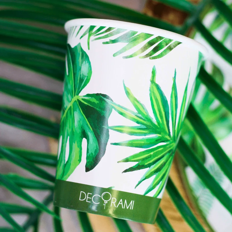 Pappbecher Tropical 8 Stk.