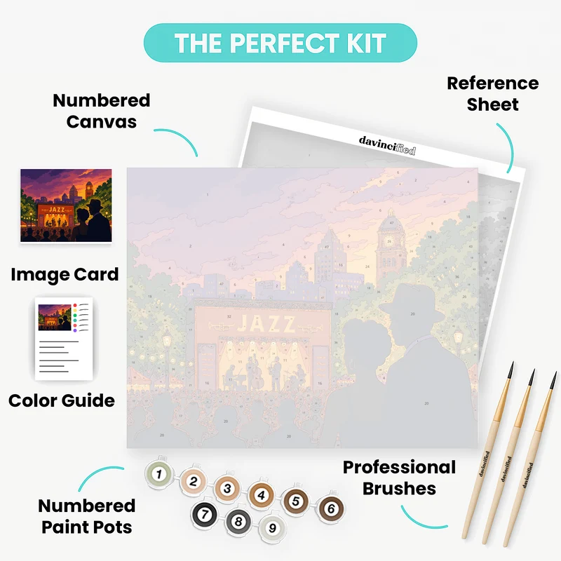 Jazz Fest Twilight - Paint by Numbers Kit