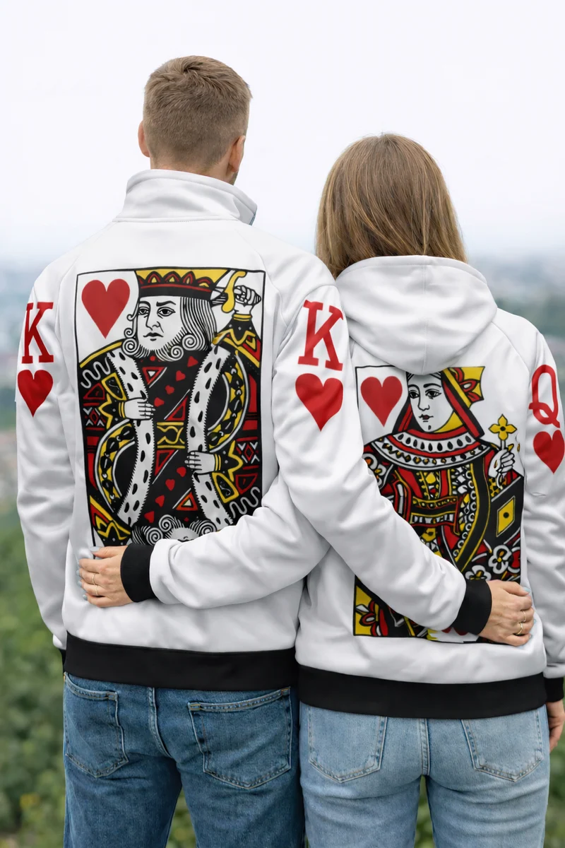 My King And Queen Hoodies