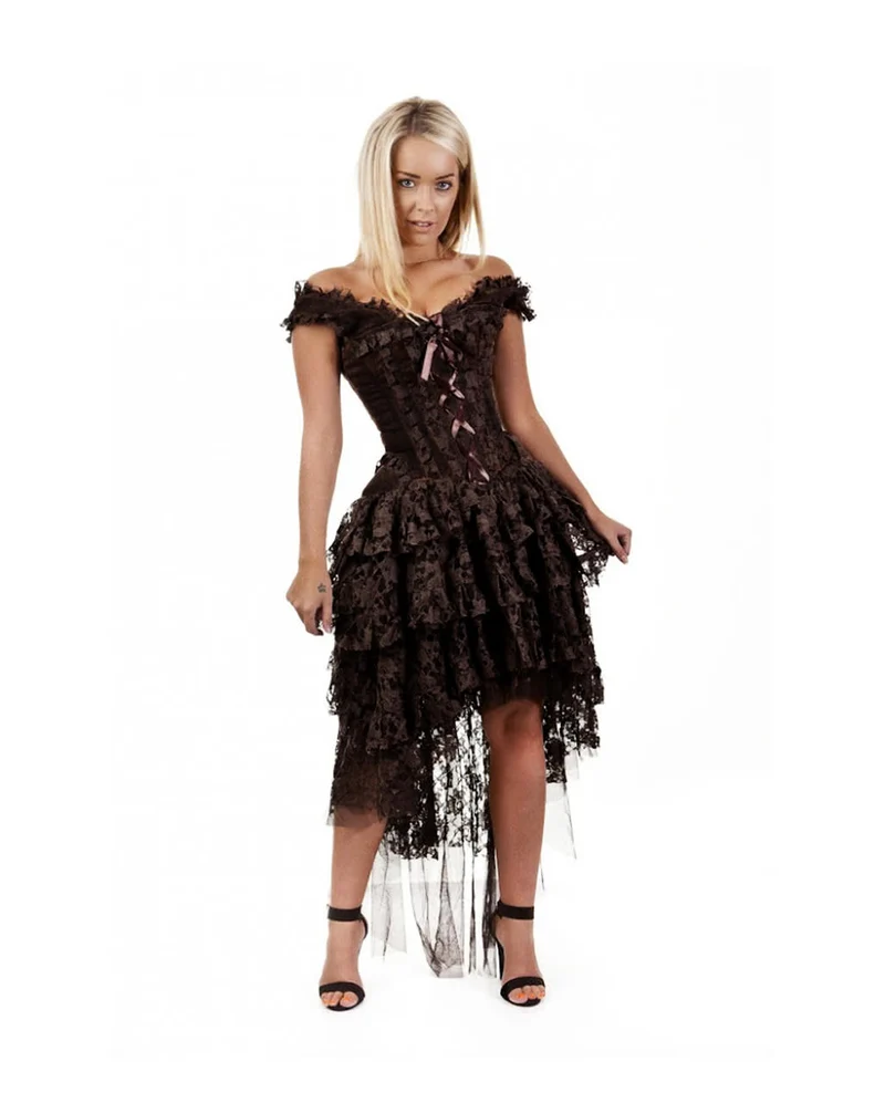 Burleska Ophelie Kleid braun