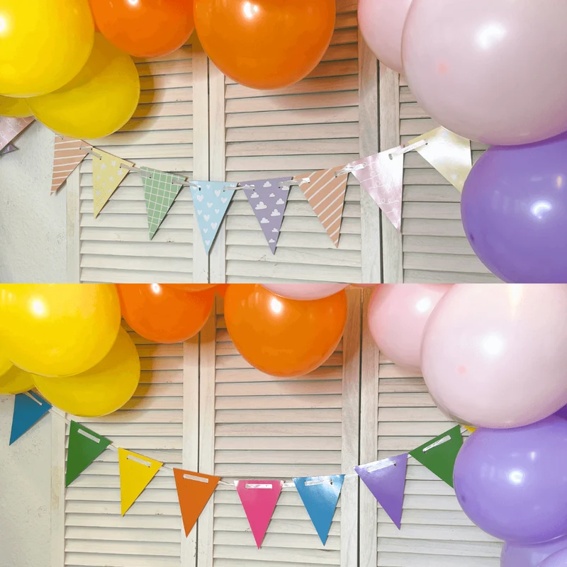 Girlande Regenbogen & Pastell 2-in-1 DIY
