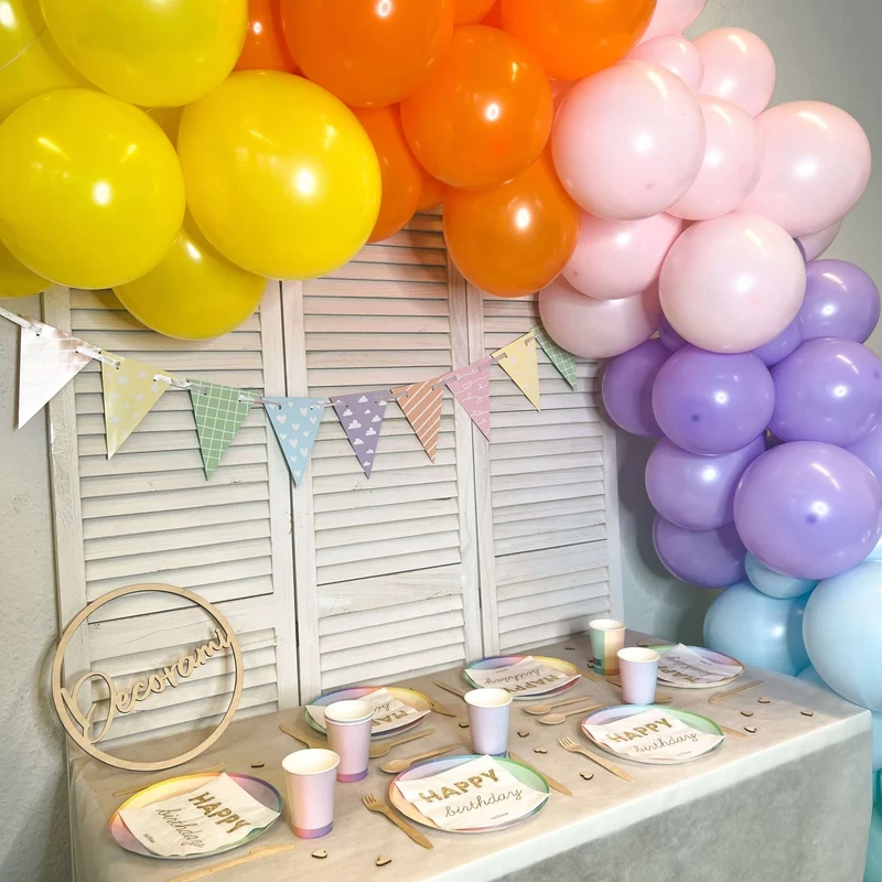 Girlande Regenbogen & Pastell 2-in-1 DIY