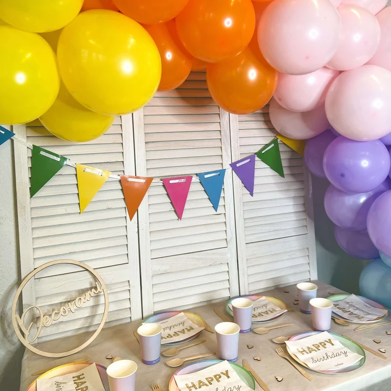 Girlande Regenbogen & Pastell 2-in-1 DIY