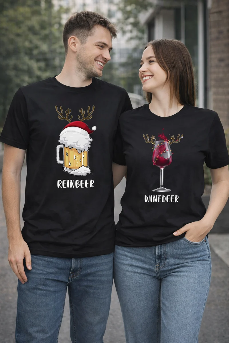 Partner T Shirt Weihnachten