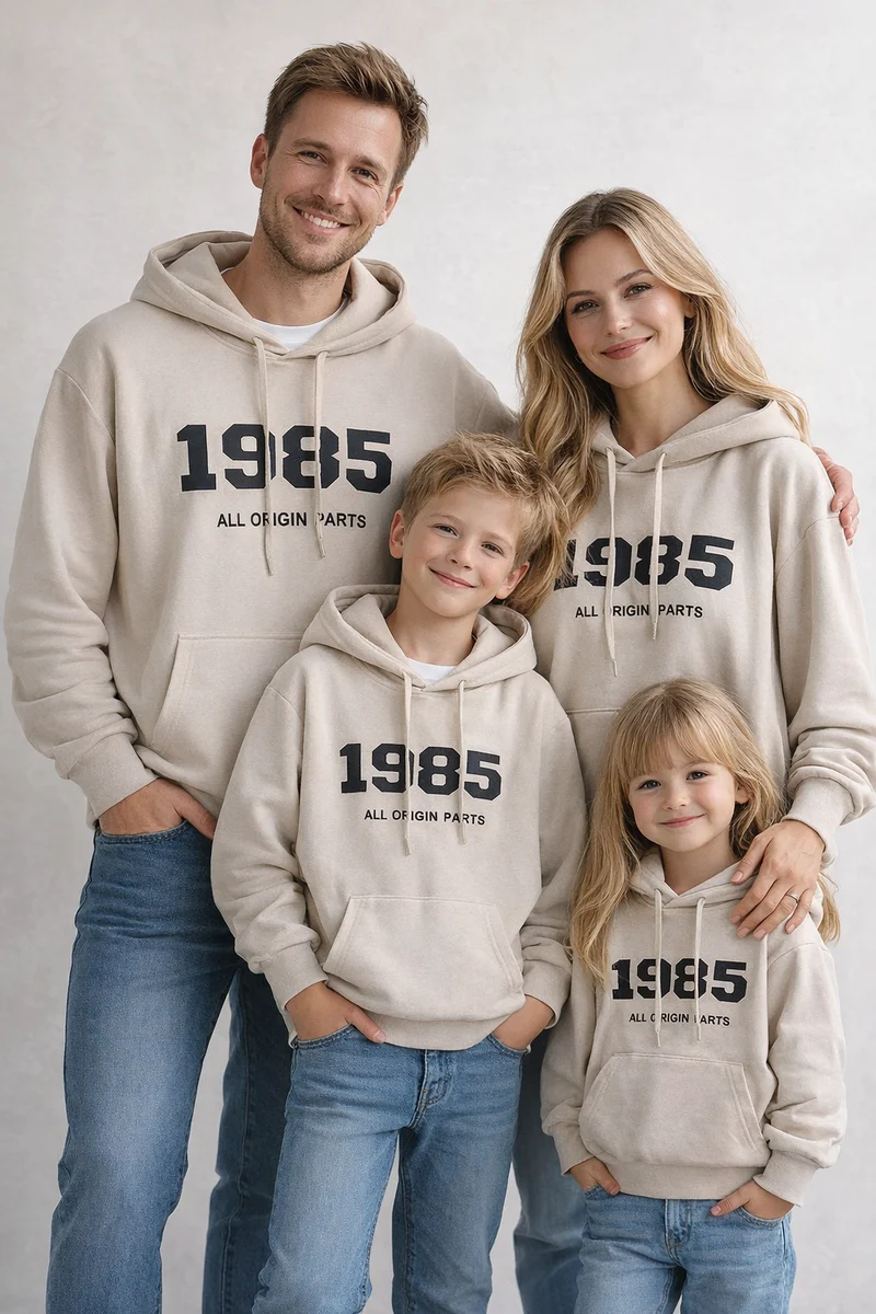 Hoodie Mama Papa Kind