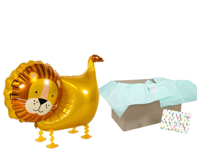 Heliumballon-Geschenk Airwalker Löwe