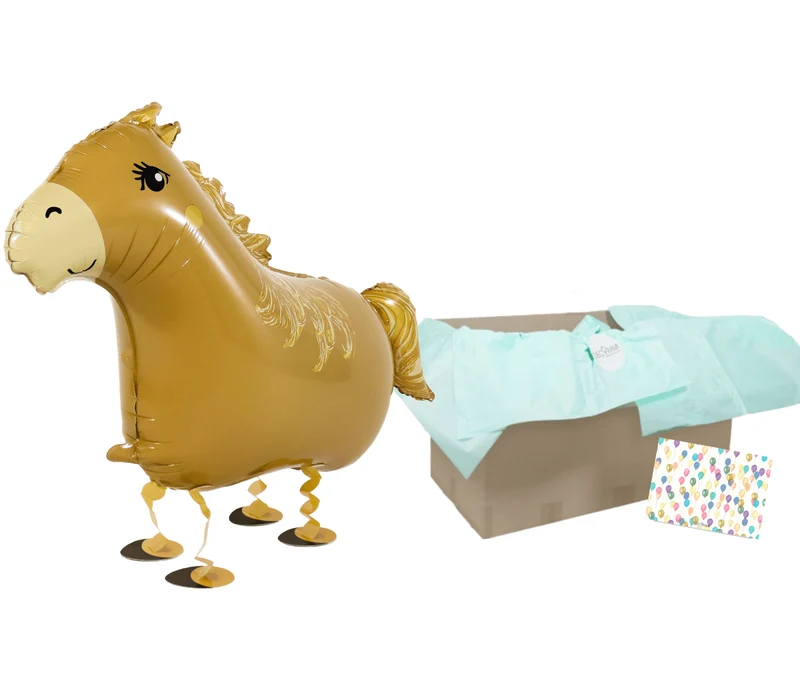 Heliumballon-Geschenk Airwalker Pony