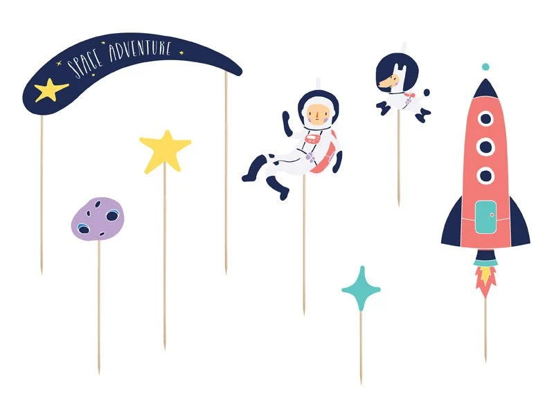 Weltraum Caketopper "Space Adventure"