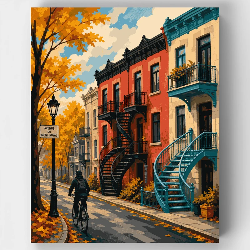 Plateau Spiral Staircases - Paint by Numbers Kit