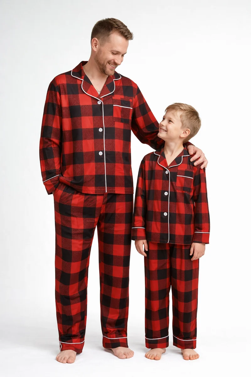Partnerlook Vater Sohn Weihnachten