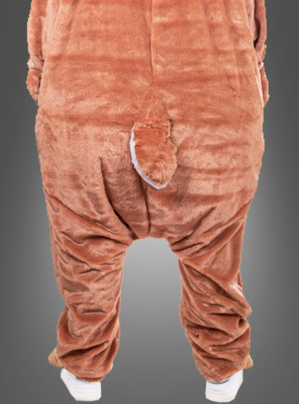 Hirschmaske Geweih und Schwanz aus Plüsch