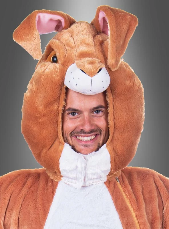 Deluxe Hasenmaske Kopf Set waschbar
