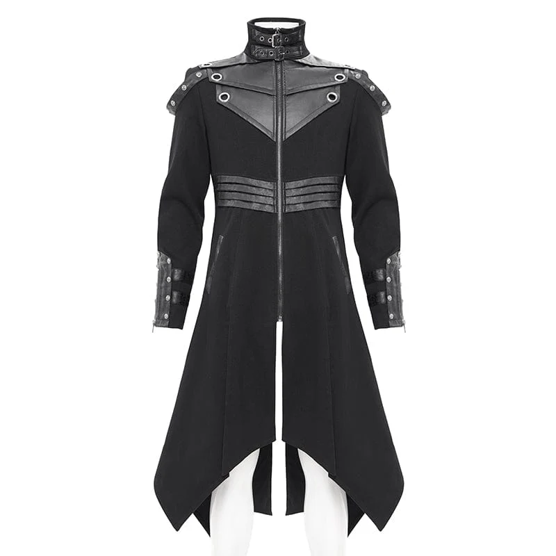 Gothic-Mantel mit Ösen und Schnalle für Herren