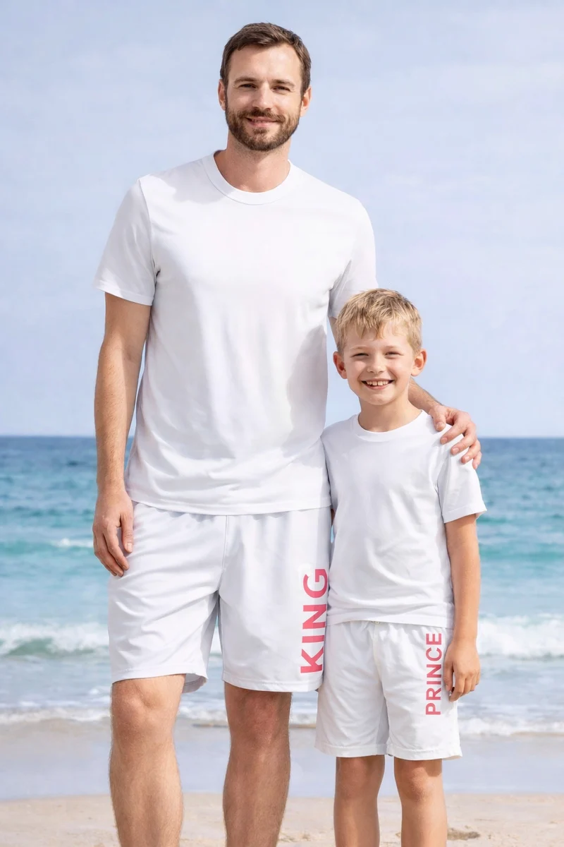 Badeshorts Partnerlook Vater Sohn