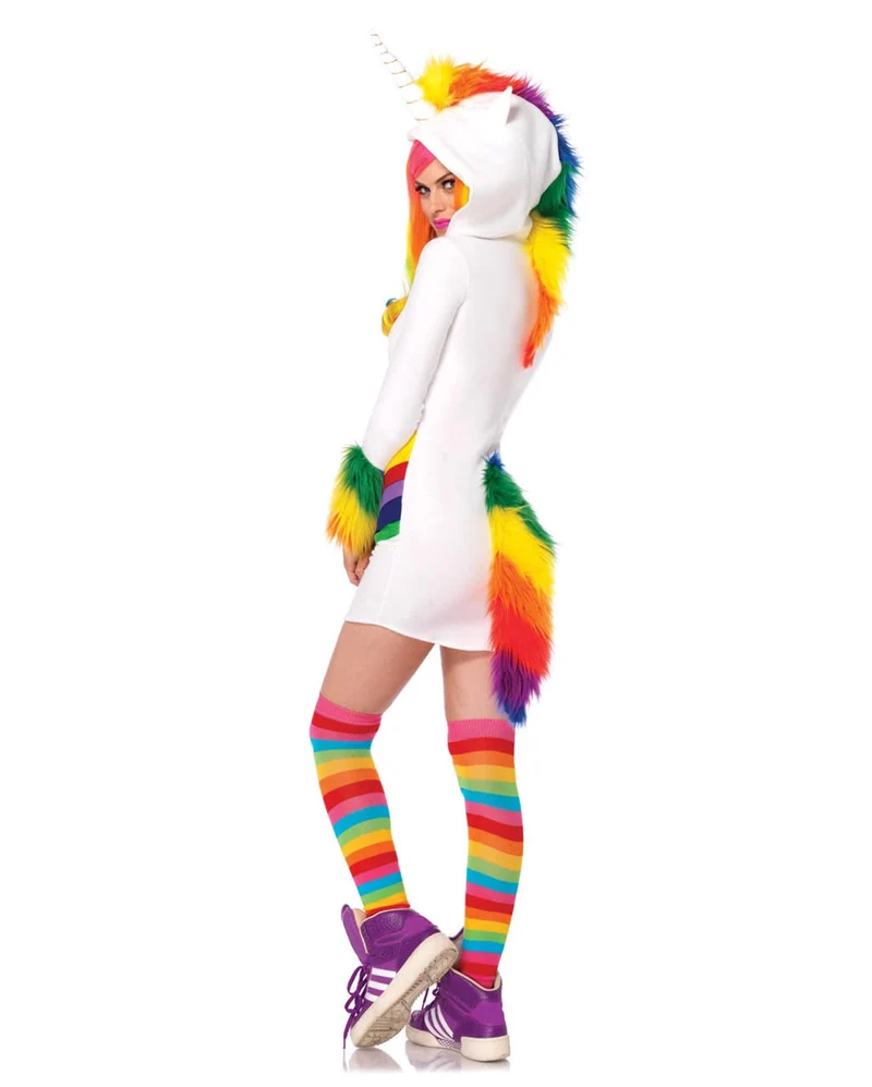 Einhorn Kostümkleid mit Kapuze