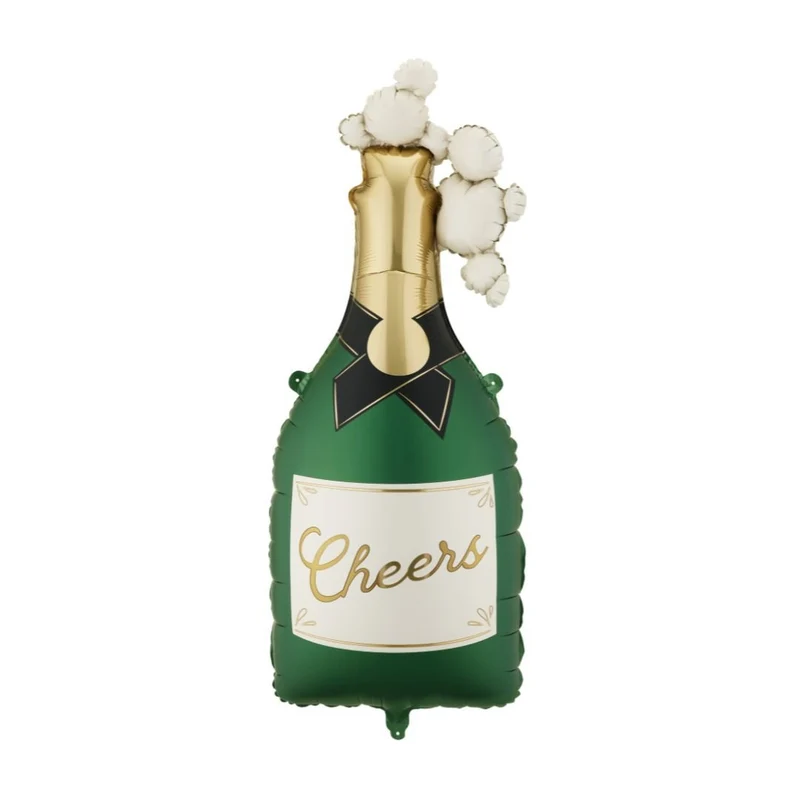 Folienballon Champagner Bubbles "Cheers" XXL
