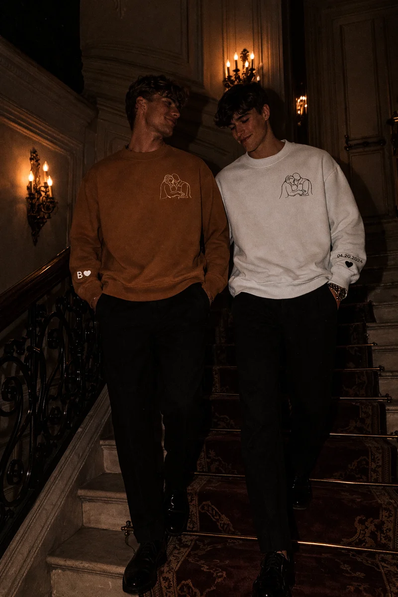 Gay Couple Hoodies