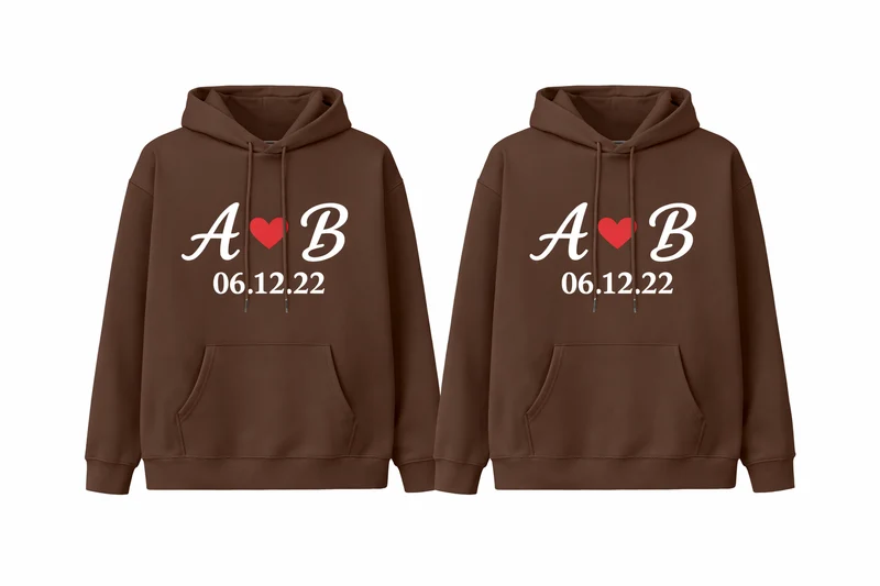 Customized Matching Hoodies