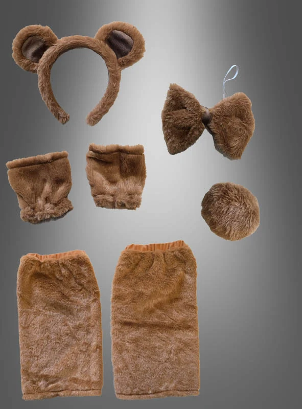 Bär Set 7-teilig für Tierkostüme