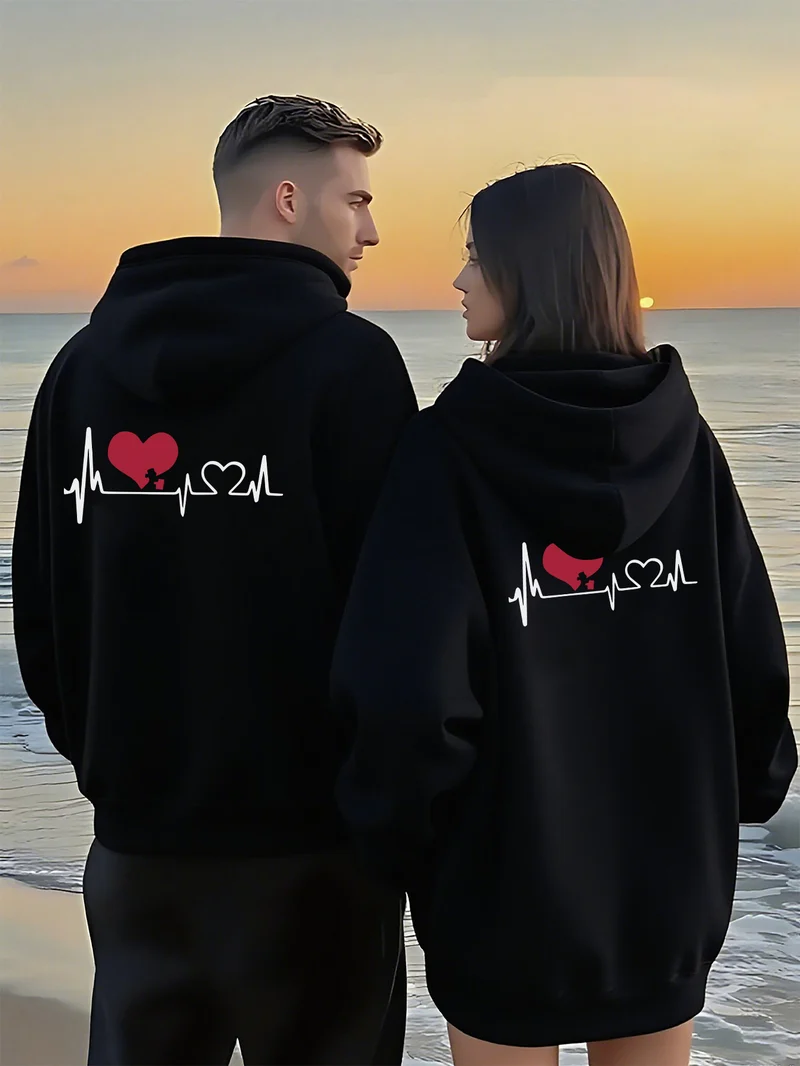 Matching Embroidered Hoodies