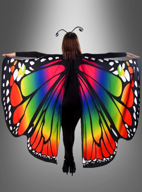 Deluxe Schmetterlingsflügel beidseitig bedruckt 170 cm