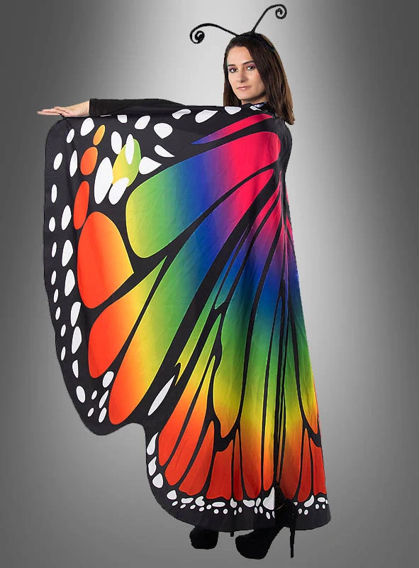 Deluxe Schmetterlingsflügel beidseitig bedruckt 170 cm